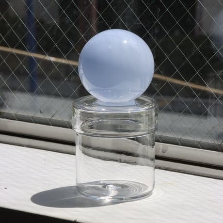 " RUKA Glass " ORB CANISTER - D