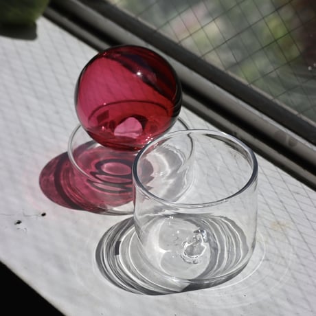 " RUKA Glass " ORB CANISTER - A