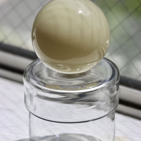 " RUKA Glass " ORB CANISTER - E