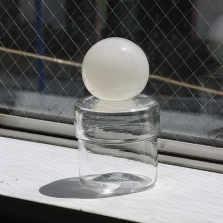 " RUKA Glass " ORB CANISTER - C