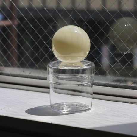 " RUKA Glass " ORB CANISTER - E