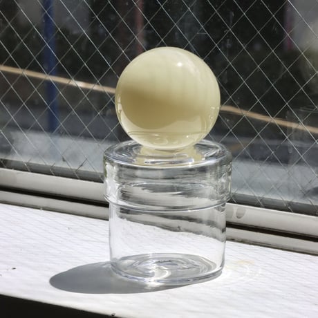 " RUKA Glass " ORB CANISTER - E