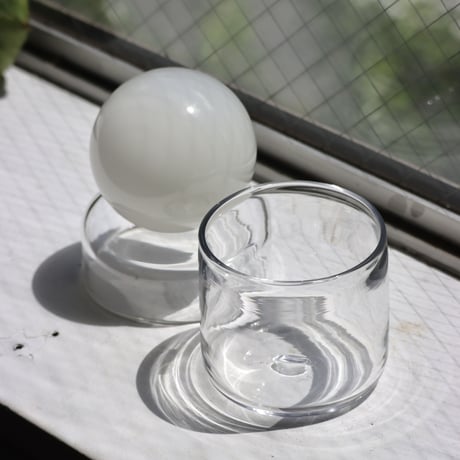 " RUKA Glass " ORB CANISTER - F