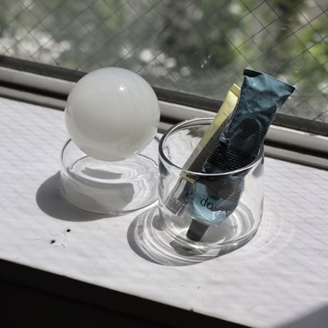 " RUKA Glass " ORB CANISTER - F