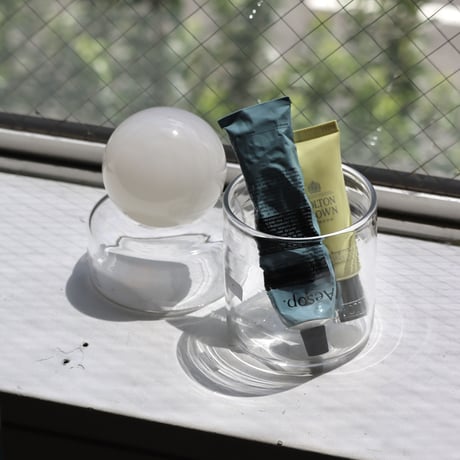 " RUKA Glass " ORB CANISTER - C