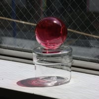 " RUKA Glass " ORB CANISTER - A