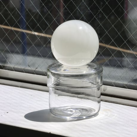" RUKA Glass " ORB CANISTER - F