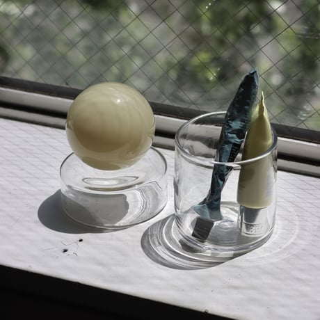 " RUKA Glass " ORB CANISTER - E