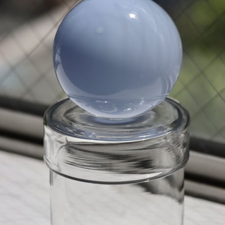 " RUKA Glass " ORB CANISTER - D