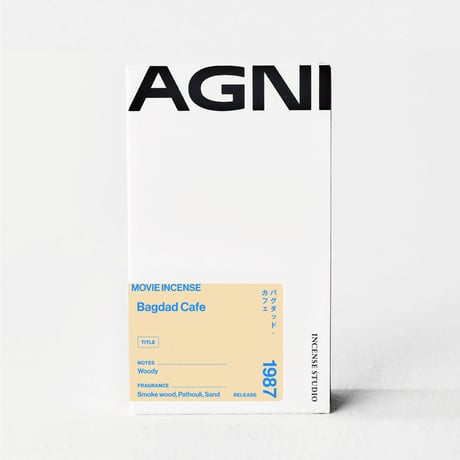 " AGNI TOKYO " Incense - Bagdad Cafe / バグダッド・カフェ