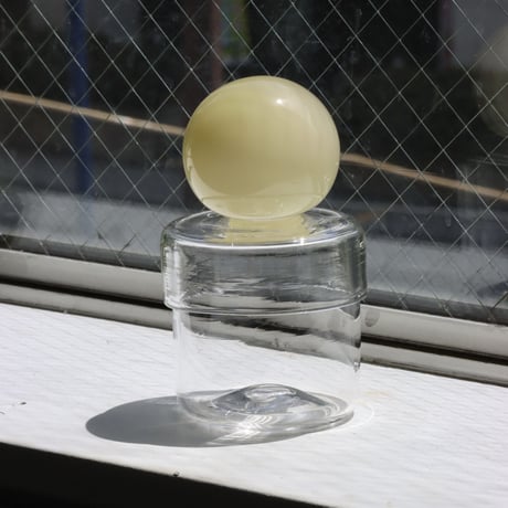 " RUKA Glass " ORB CANISTER - B