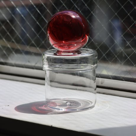 " RUKA Glass " ORB CANISTER - H