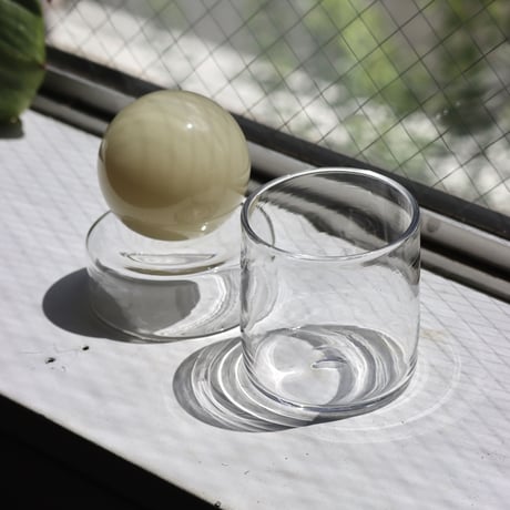 " RUKA Glass " ORB CANISTER - E