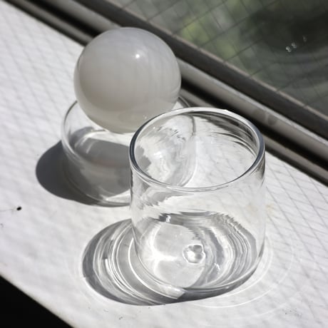 " RUKA Glass " ORB CANISTER - C