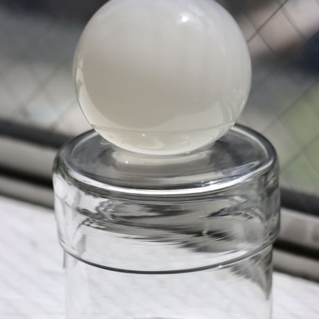 " RUKA Glass " ORB CANISTER - C