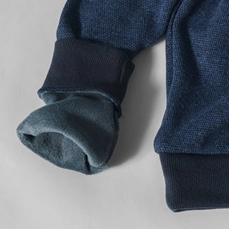 MOCO [ 21-2262010 ] BOMBERHEAT🄬tweed【長袖ﾊｲﾈｯｸ】 - ﾌﾞﾙｰ(94)