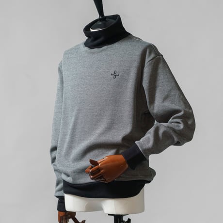 MOCO [ 21-2262010 ] BOMBERHEAT🄬tweed【長袖ﾊｲﾈｯｸ】 - ﾌﾞﾙｰ(94)