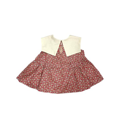 Red little flower Top
