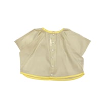 SAMPLE : baloon shirt : yellow