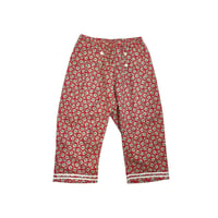 Sailor pants long : Red little flower