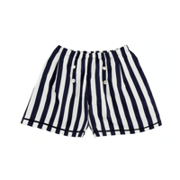 Sailor pants short: Navy Stripe