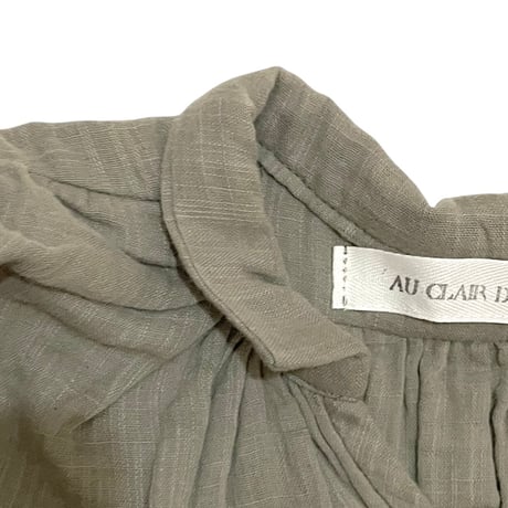 SAMPLE :Smock shirt：khaki