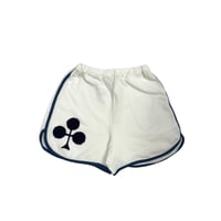 Jogging pants : Ivory x Navy  line