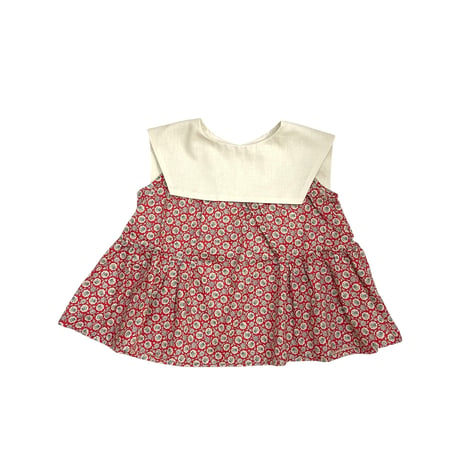 Red little flower Top