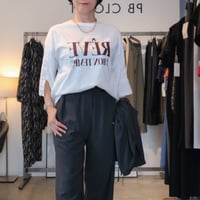 ７分袖ロゴＴシャツ