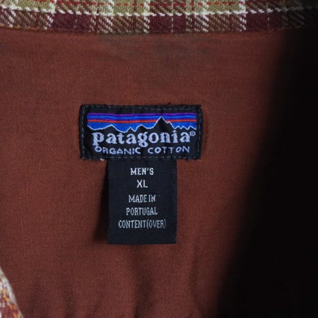 patagonia”Heavy Flannel Shirt  made in Portugal
