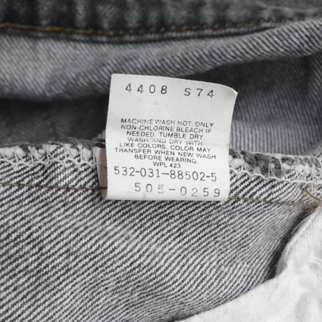 Levis"505 先染め BLACK  made in USA