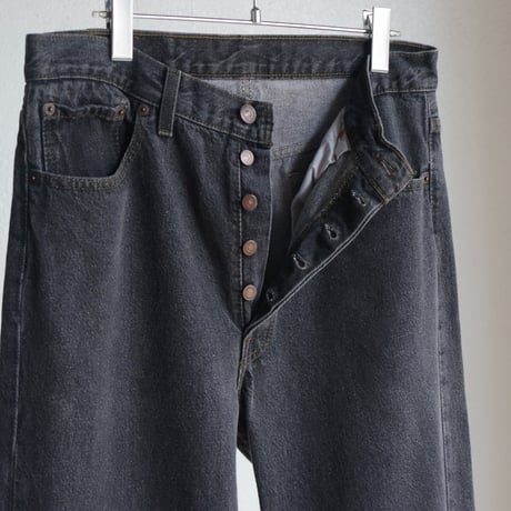 Levis"501 先染め BLACK  made in USA
