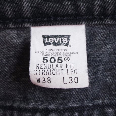 Levis" 505  made in Puerto Rico（USA）