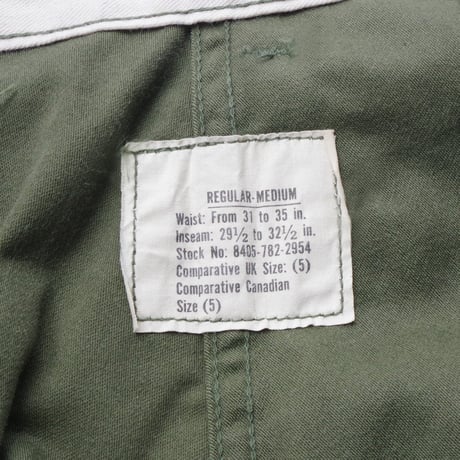 U.S. ARMY" M-65 Field Trousers"