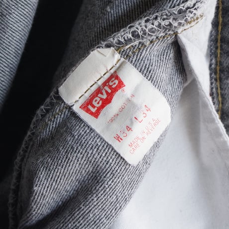 Levis"501 先染め BLACK  made in USA