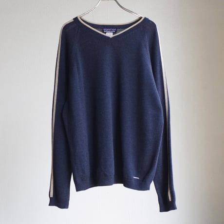 Patagonia" Wool Cask V-Neck"
