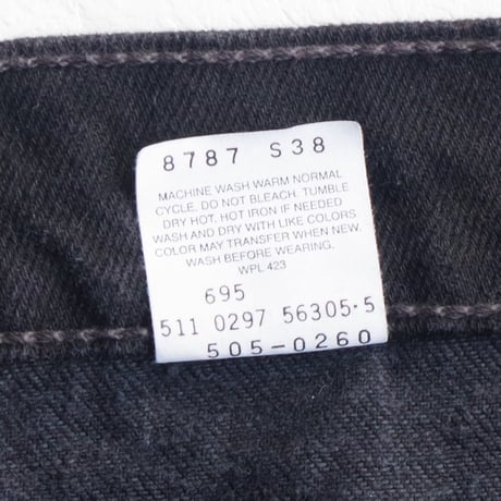 deadstock"Levis"505  made in USA