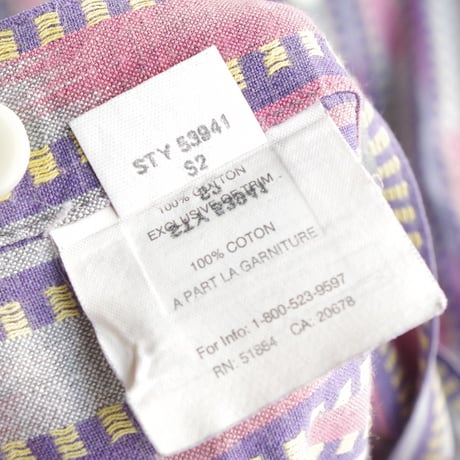 patagonia" A/C Madras Shirt"