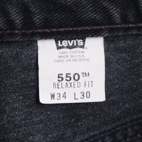 Levis 550"  made in USA