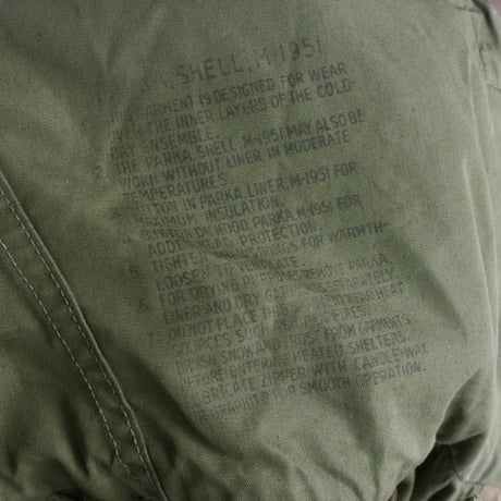 dead stock"1950’s" U.S. ARMY M51 fish tail parka