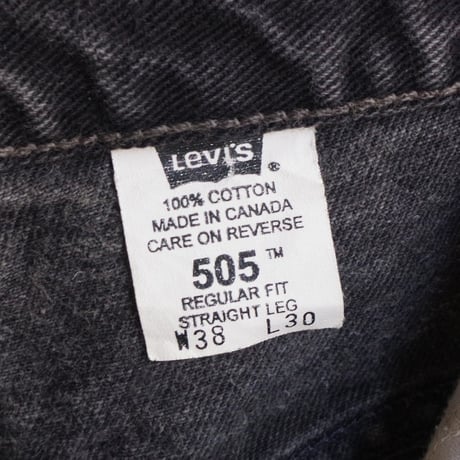Levis"505  made in CANADA