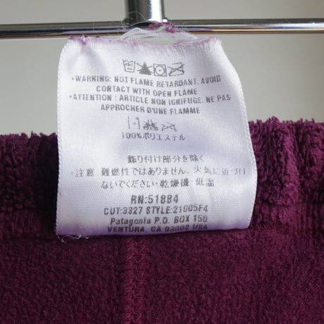 patagonia”rhythm”Fleece PT