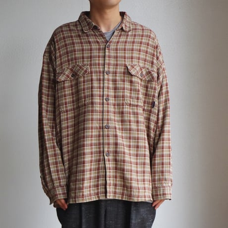 patagonia”Heavy Flannel Shirt  made in Portugal
