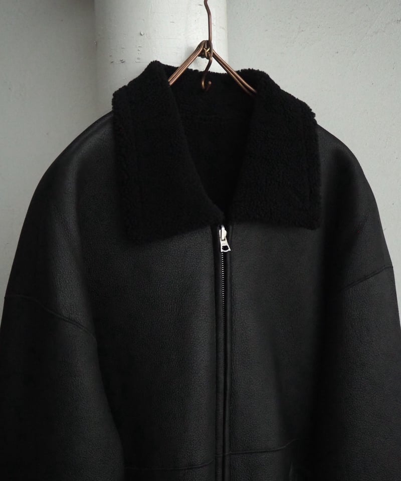 AURALEE(MENS) / A26AB01MM / MERINO MOUTON ZIP B