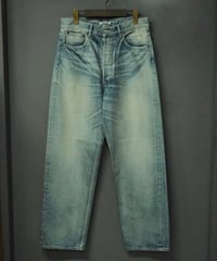 AURALEE(MENS) / A26AP02DH / SELVEDGE FADED HEAVY DENIM WIDE PANTS