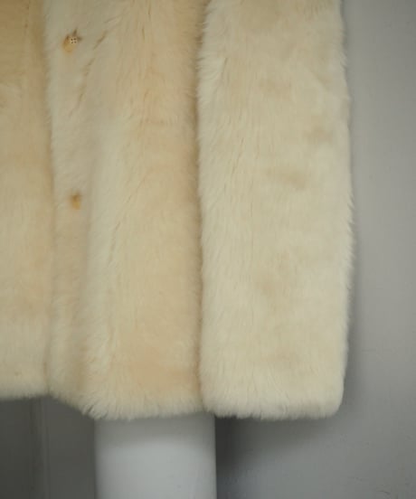 AURALEE(WOMENS) / A26AC02MF / LONG HAIRED MERINO MOUTON SHORT COAT
