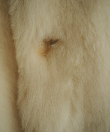 AURALEE(WOMENS) / A26AC02MF / LONG HAIRED MERINO MOUTON SHORT COAT