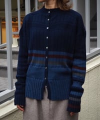 JoICEADDED / J263KN01 / COTTON STRIPED KNIT SWEATER