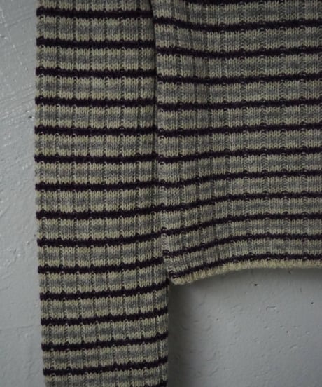 AURALEE(WOMENS) / A26AP03SB / SHETLAND WOOL CASHMERE RIB KNIT BOAT-NECK P/O