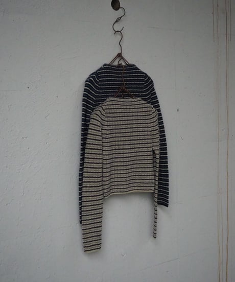AURALEE(WOMENS) / A26AP03SB / SHETLAND WOOL CASHMERE RIB KNIT BOAT-NECK P/O